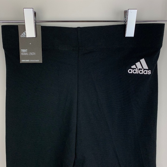 ADIDAS — Black Logo Essential Linear Leggings NWT - Picture 6 of 8